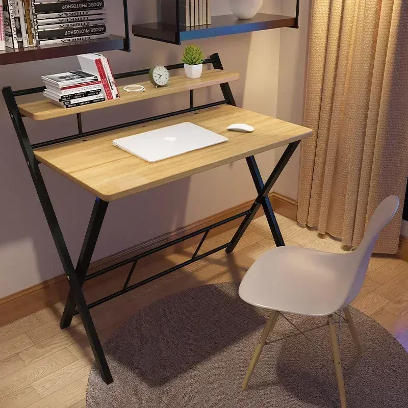 Writing Desk Installation-Free Foldable and Portable Simple Study Desk Writing Desk Simple Outdoor Office Computer Table