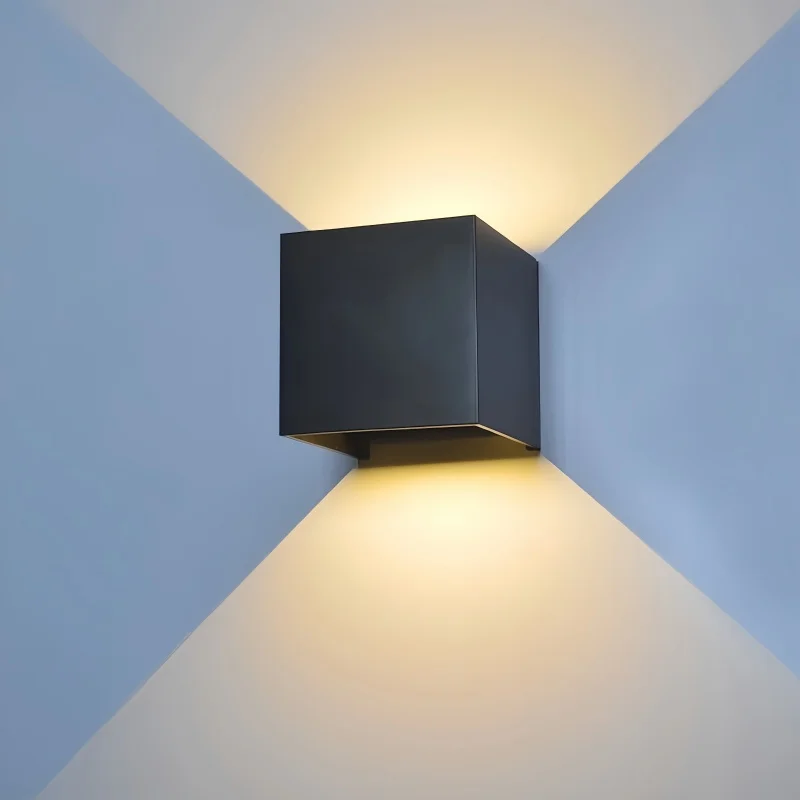 

IP65 LED wall lamp, outdoor wall lamp, balcony porch lamp, garden courtyard channel decorative lighting, indoor bedside lamp, al