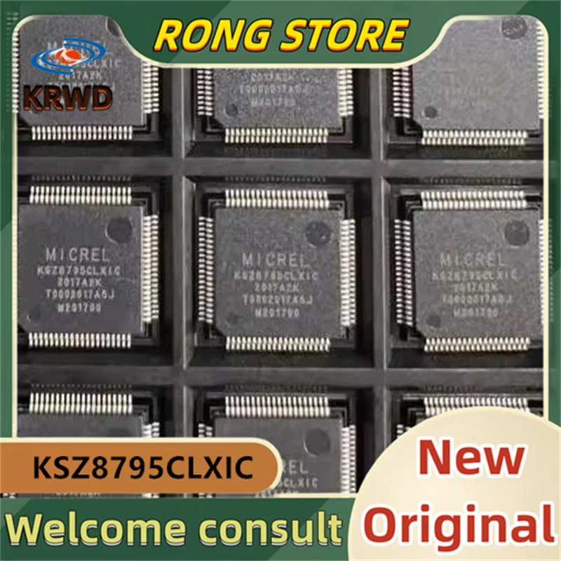 

5pcs KSZ8795CLXIC New and Original KSZ8795 LQFP80