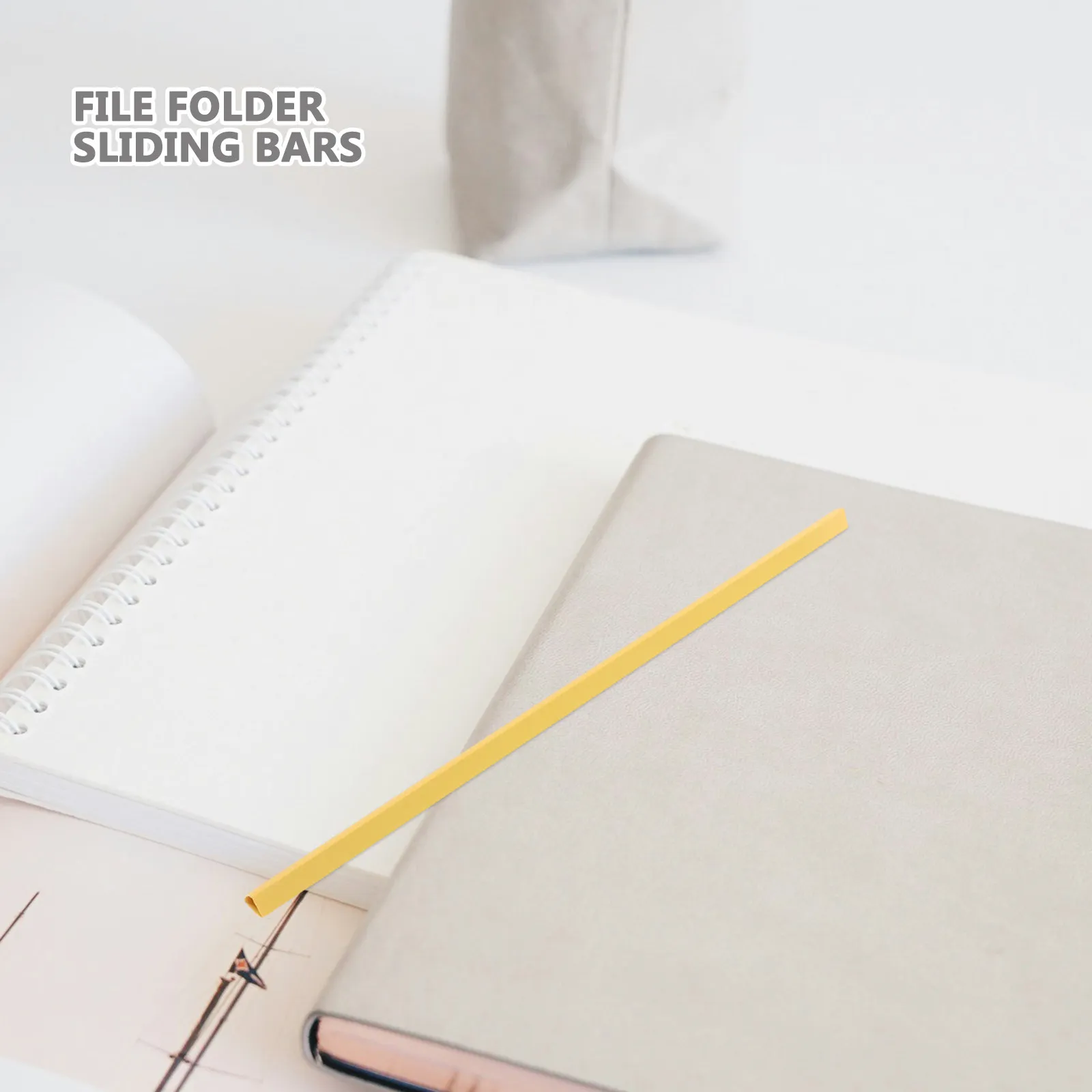 30Pcs Plastic Slide Binders Sliding Bar Clips for Paper Binding Bookbinding Projects Presentations File Organization Easy Access