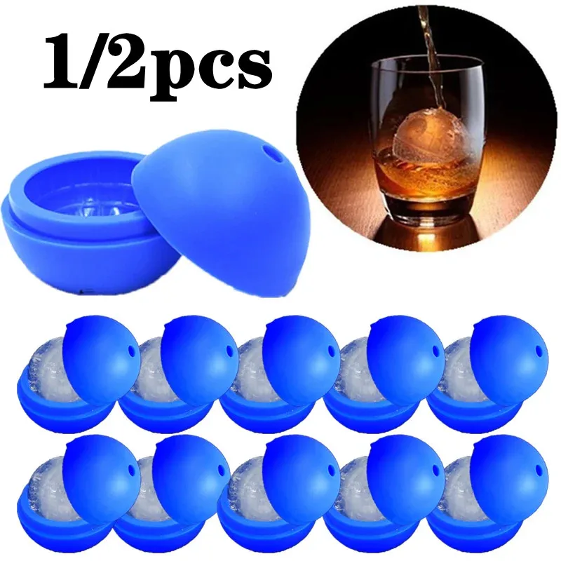 Silikon Eiswürfel form runde Eisball Maker Form hausgemachte DIY Kühlschrank einfrieren Eismaschine Bar Pub Wein Eisblöcke Maker Formen