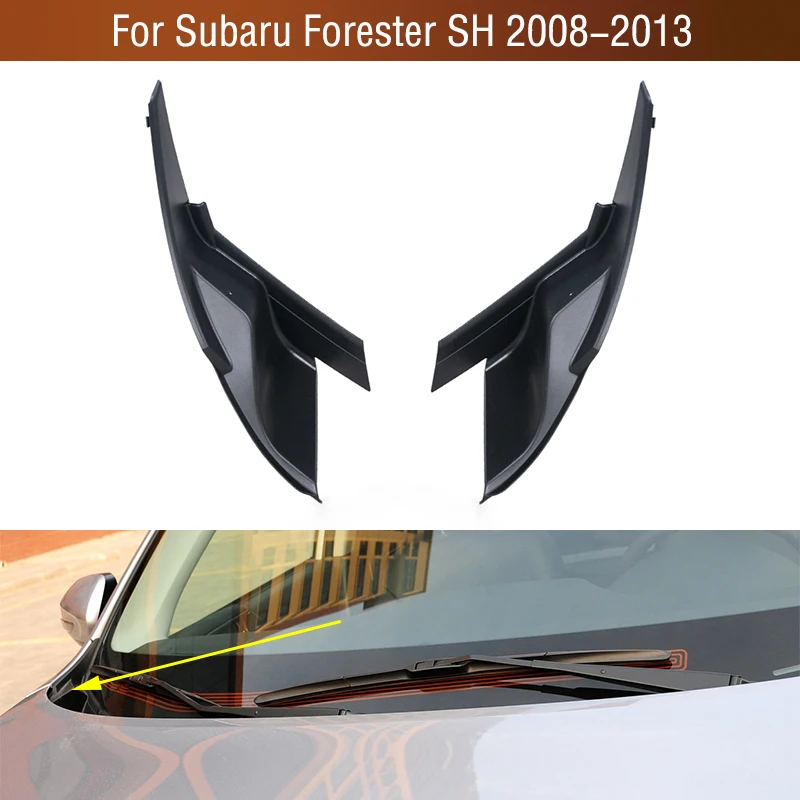 Car Front Windshield Wrap Corner Trim Wiper Side Cowl Trim Cover Lid For Subaru Forester SH 2008 2009 2010 2011 2012 2013