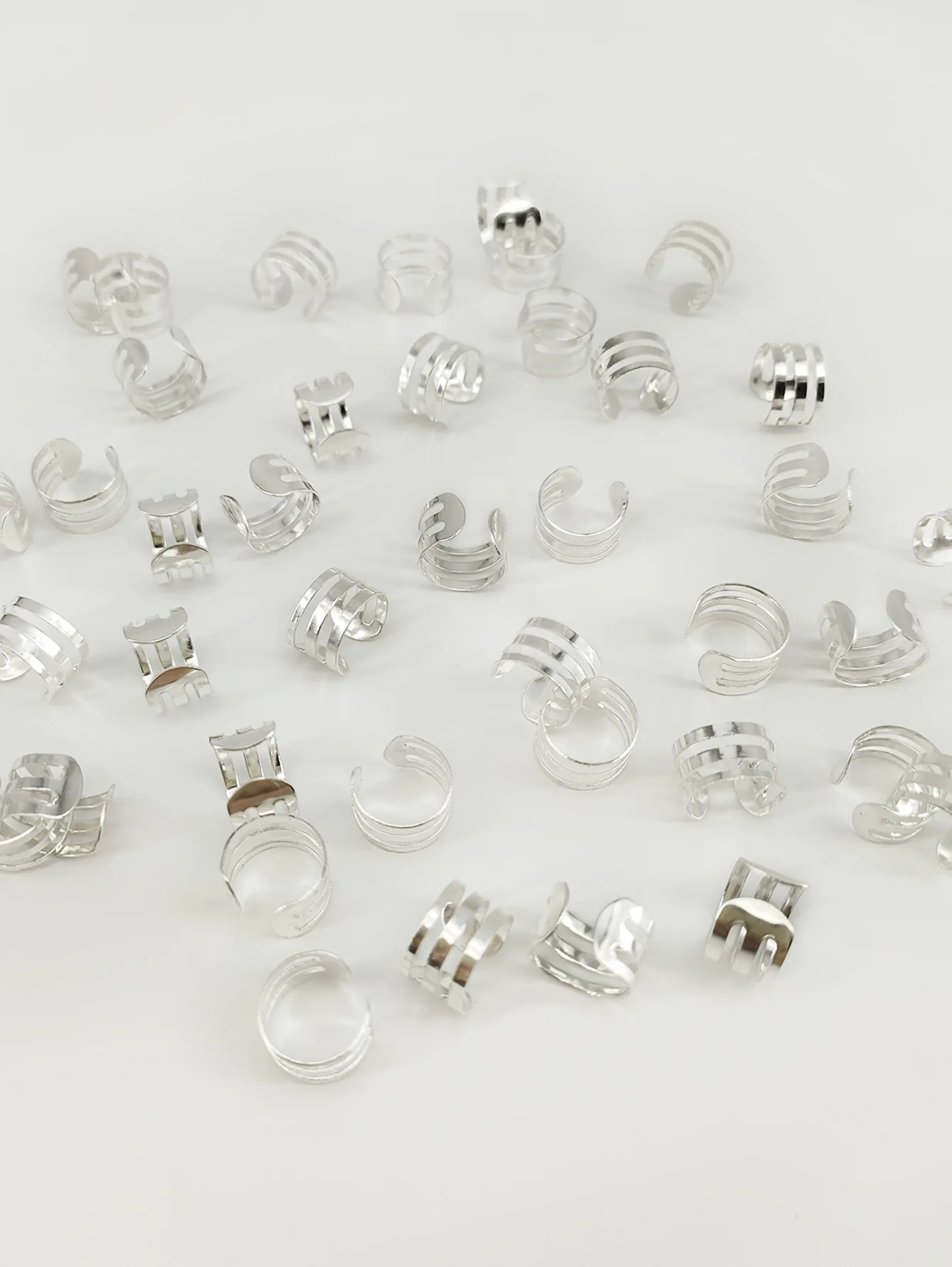 

Antique Dreadlock Rings and Ear Cuffs 40PCS for Women Girls Braided Hair Metal Accessories Vintage Decor Durable Kit