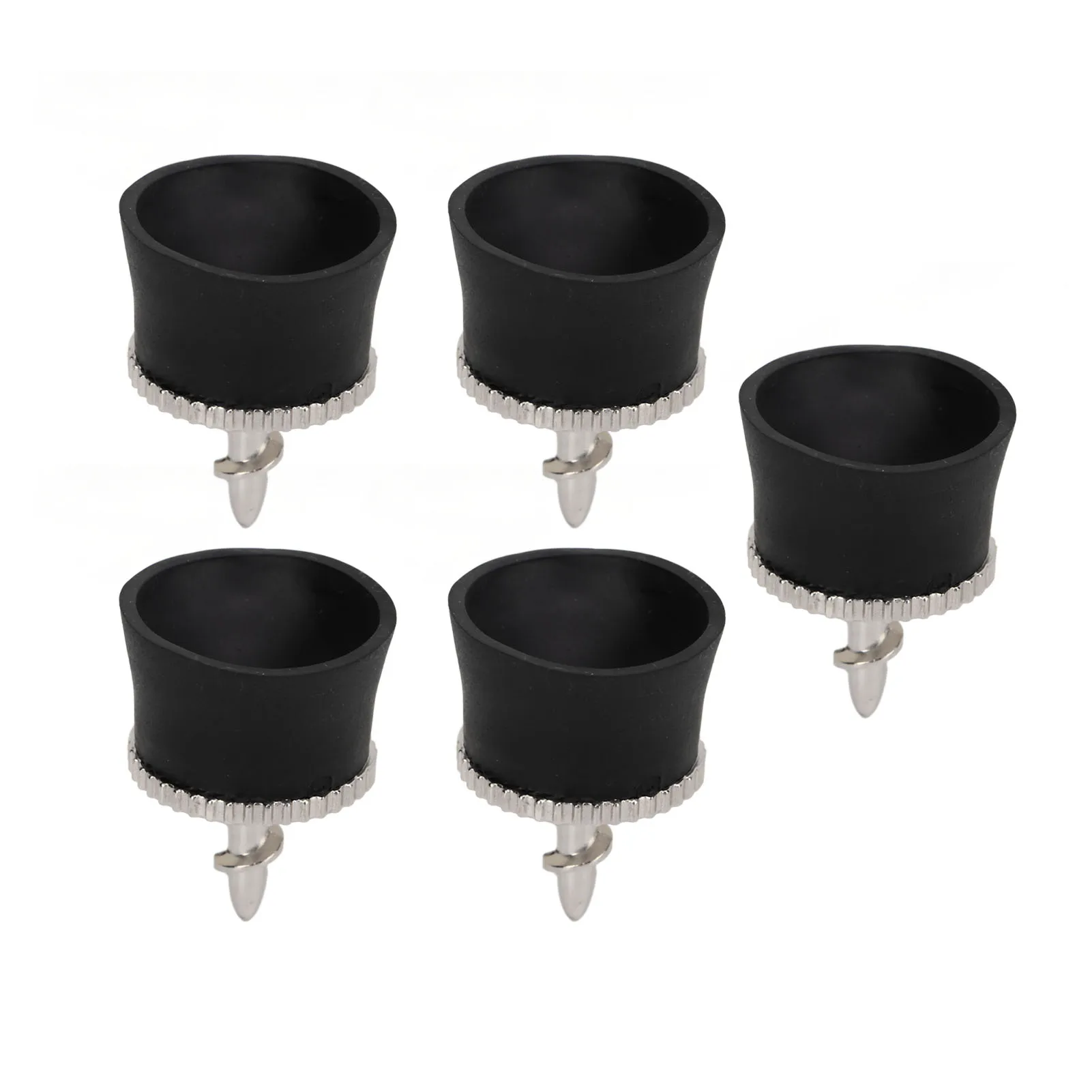 

5 шт. присоска для мяча для гольфа, силиконовый цинковый сплав, захват для гольфа, без изгиба, аксессуары для сбора мячей для гольфа