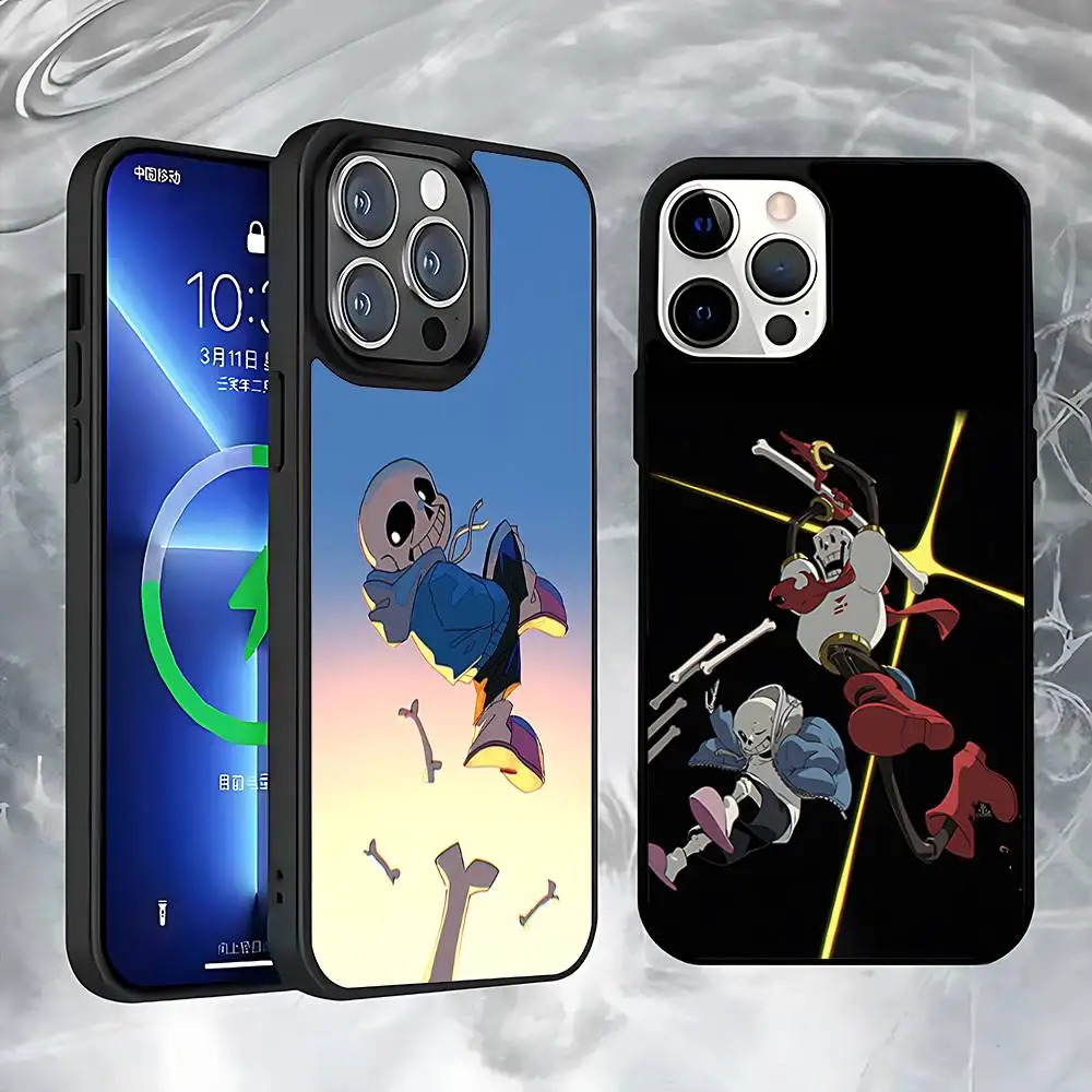 

U-Undertale Sans Magnetic Phone Case For IPhone 14 16 17 13 12 11 15 Pro Max Plus For Magsafe Wireless Charge Cover