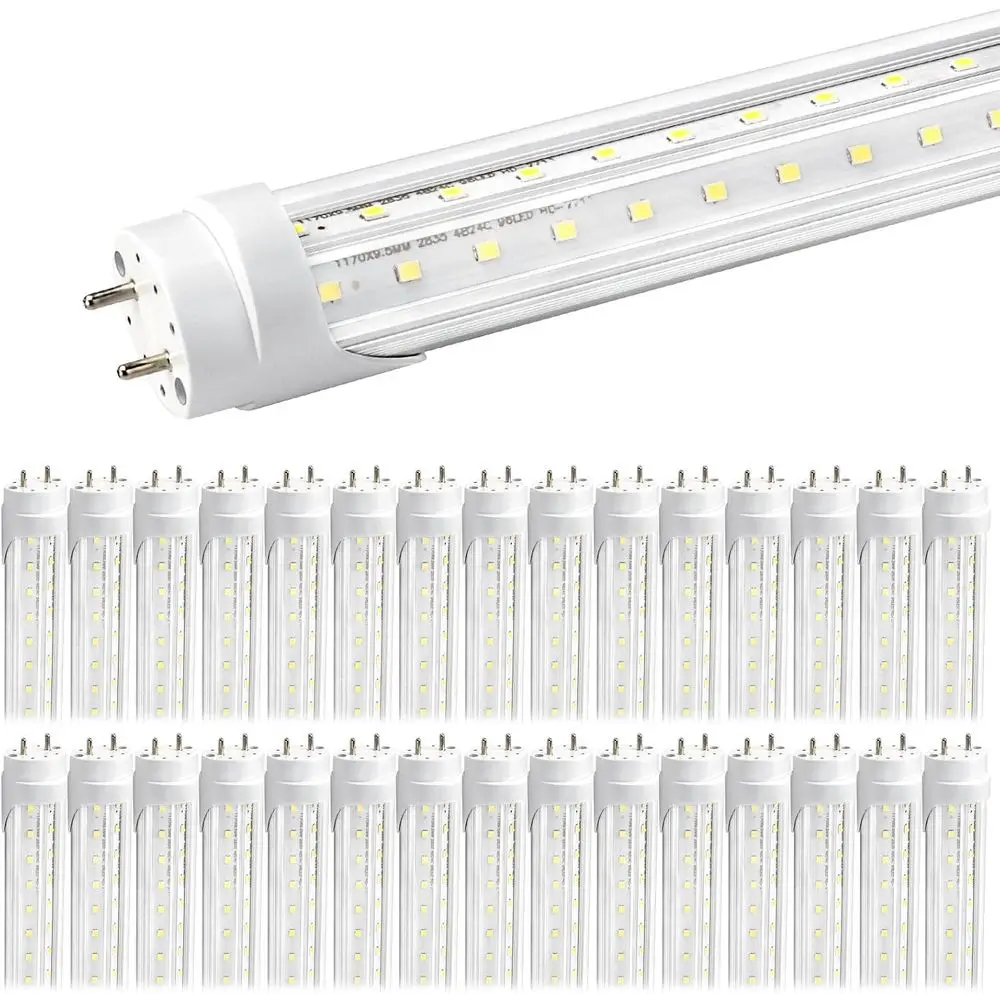 

T8 LED Bulbs 4 oot, 30 Pack 36W 4680LM 5000K Daylight White Type B 4T LED Tube Lights, T8 T10 T12 luorescent Replacement Bulbs,