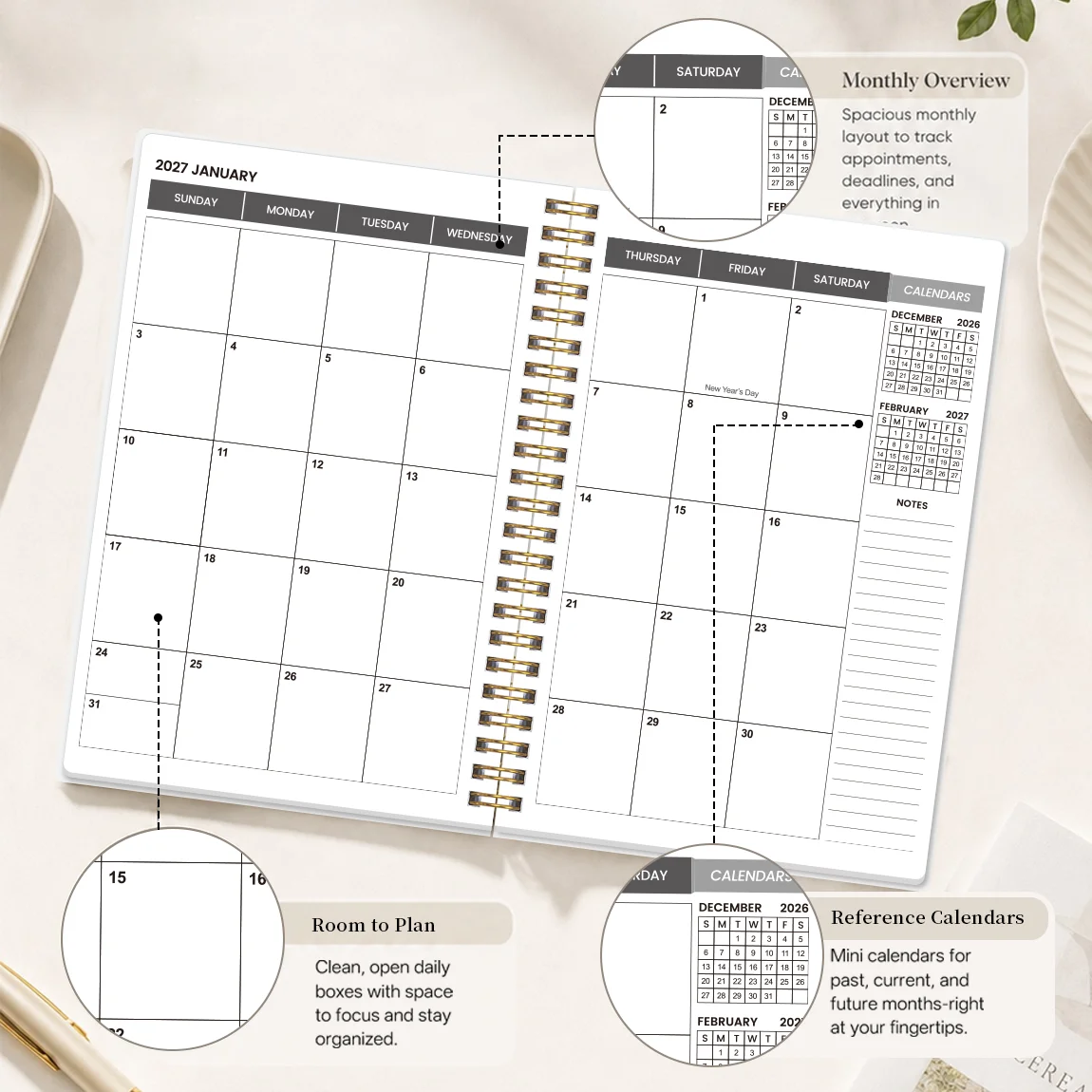 1PC Juli 2026-juni 2028 Maandp - Meal Plan Notepad recensie en prijs