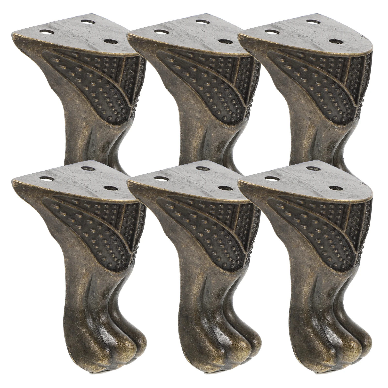 

10pcs Decorative Zinc Alloy Corners Sturdy Durable Box Legs Jewelry Case Guards Furniture Edge Protection Metal FeetVintage