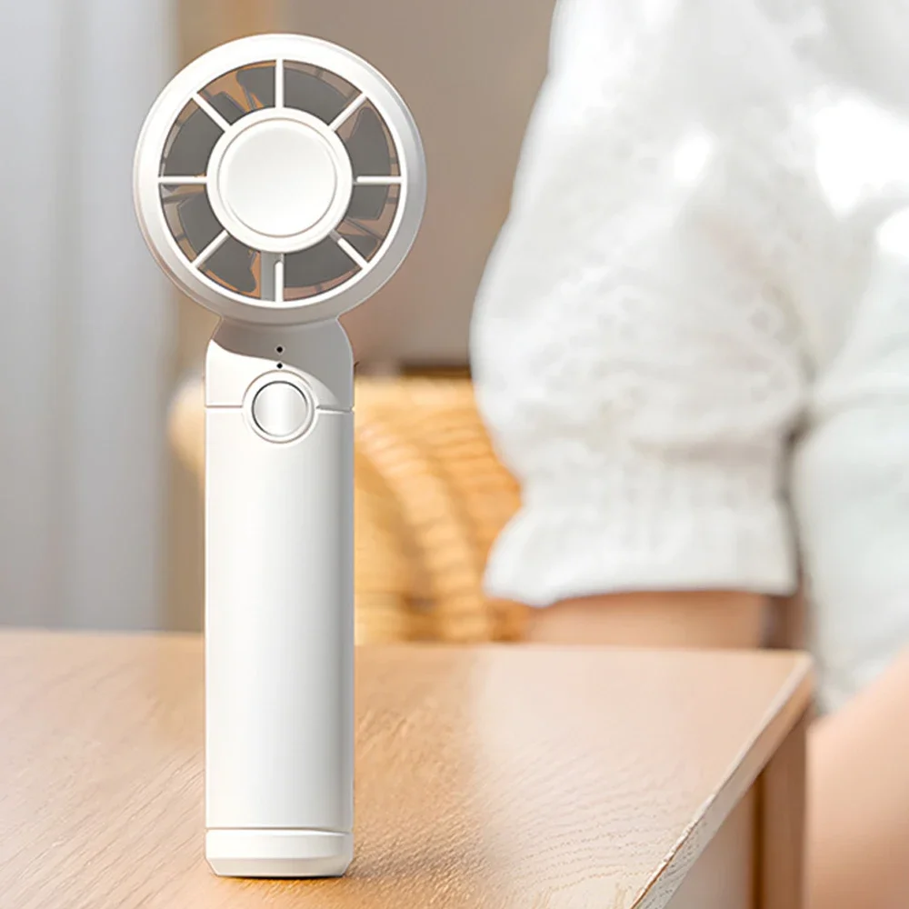 

USB Rechargeable Mini Fan with Cooling Function - Portable Handheld Fan for Home, Office, Travel