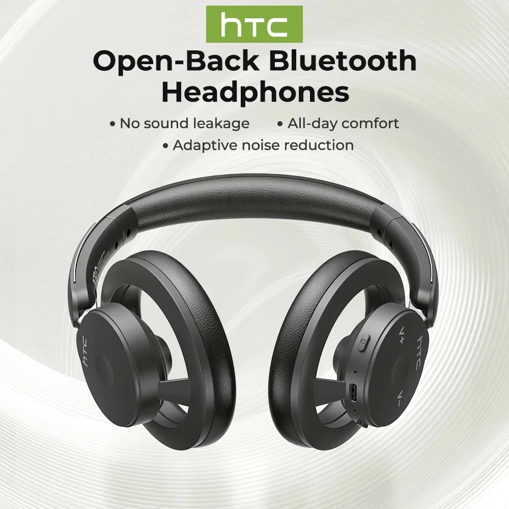 

Bluetooth Wireless Headset HTC HP06 OWS TWS Open Ear Hook Sports Earbuds BT6.0 IPX5 HiFi Sound Headphones Type C Choice