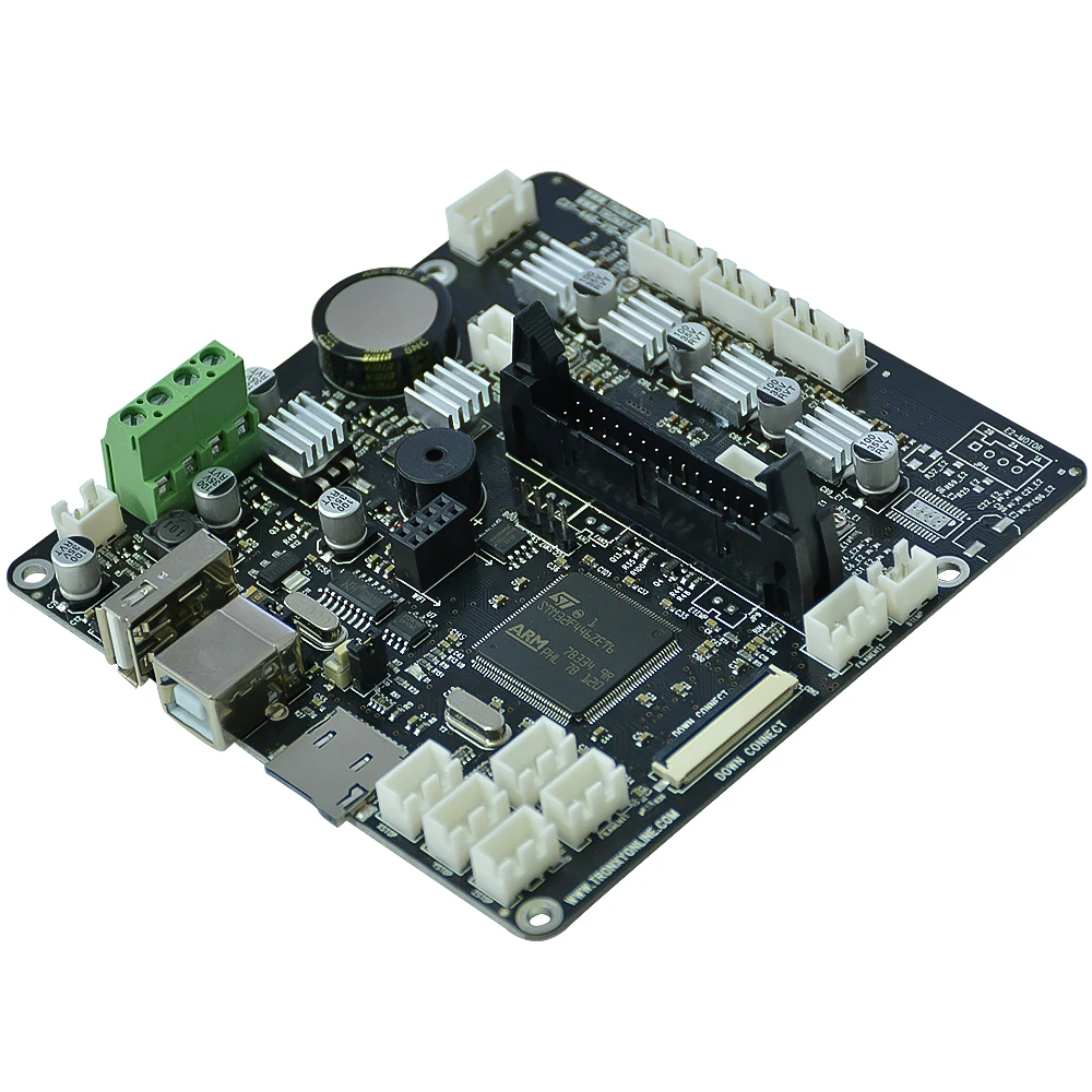 Imagem -04 - Tronxy X5sa D01 X5sapro Xy2pro Xy3pro Series Motherboard para Impressora 3d Placa Controladora Silenciosa com Cabo