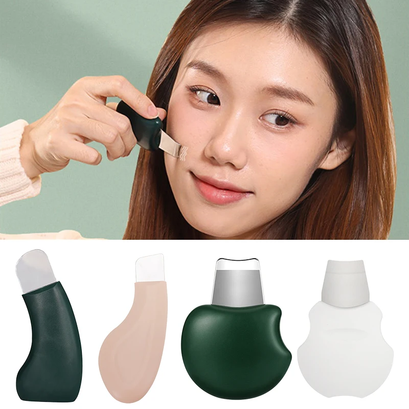 Stainless Steel Blackhead Remover Pore Cleaner Spatula Facial Skin Scrubber Spatula Exfoliator Skin Care Tool
