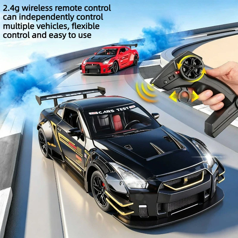 Cool Stuff Toy Car Funny Gift-1:24 Alloy High-speed Rc Cars,Remote Control Car Toy,Kawaii Fart Spray Rc Drift Car,Toys for Boys