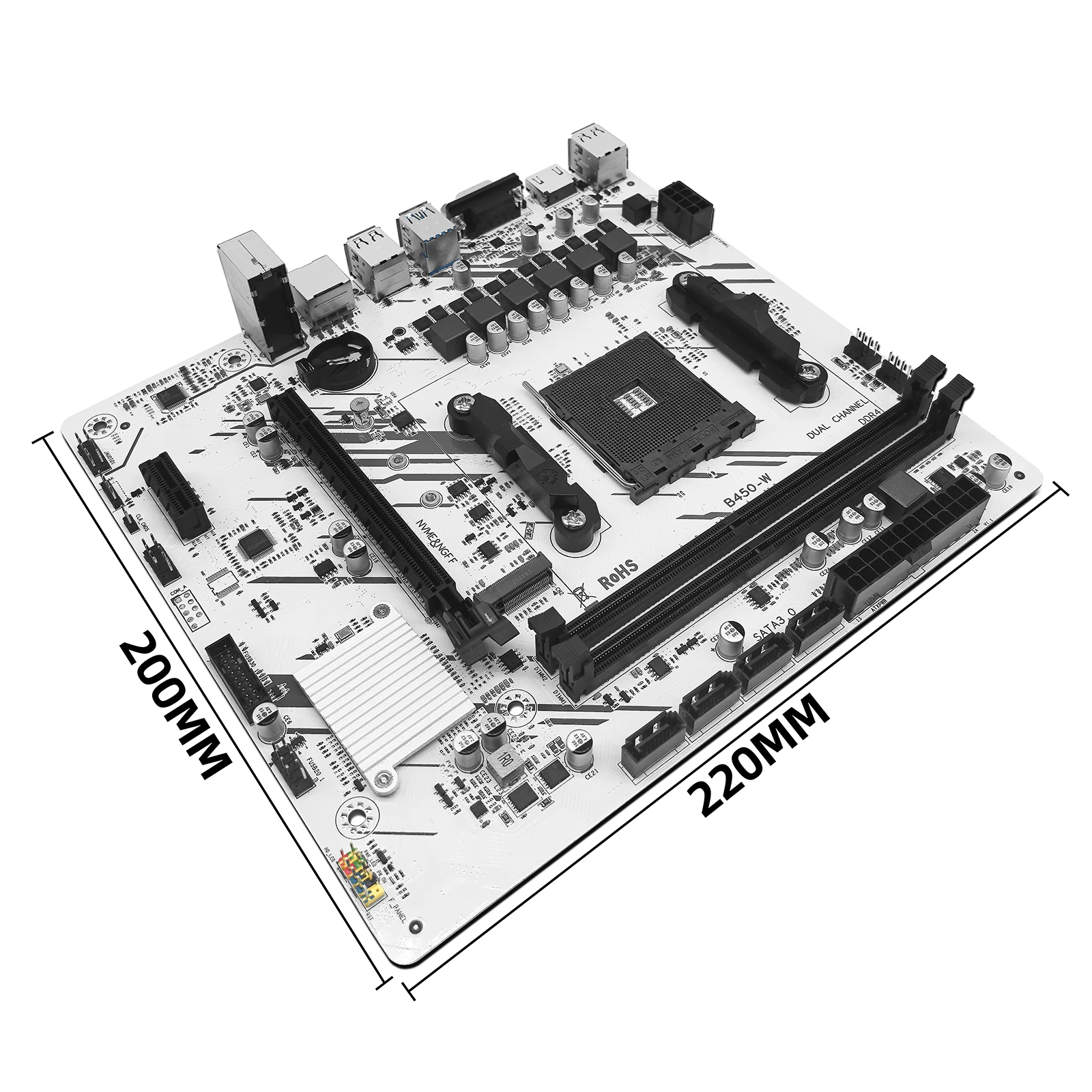 ZSUS B450 Motherboard  Set Kit With Ryzen R5 5600 DDR4 1*16GB 3200MHz memory AM4 Motherboard  M.2 NVME