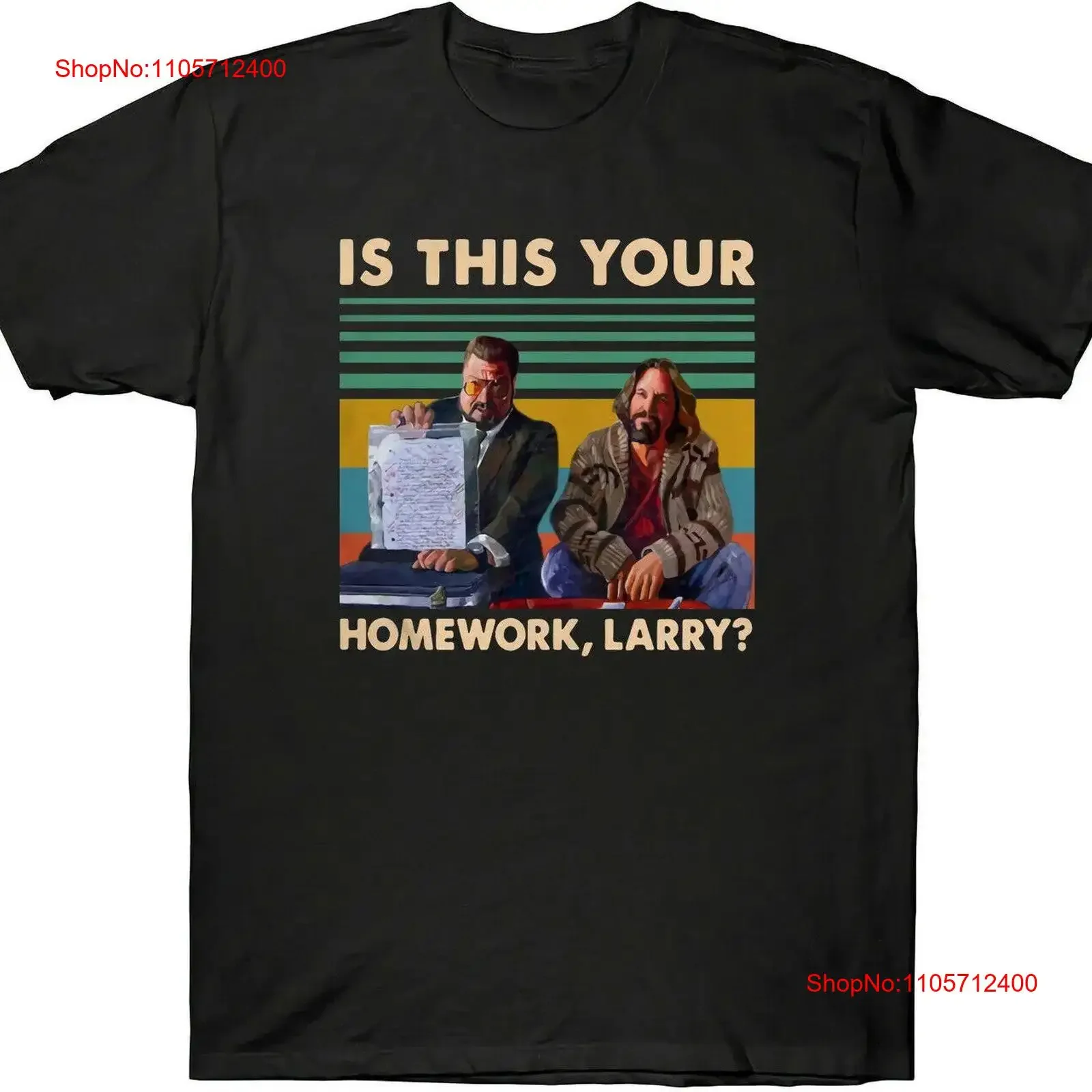 The Big Lebowski Is This Your Homework Larry Vintage BamiFines T Shirt SweaT vintage Washed Unisex designer clothes Versatile