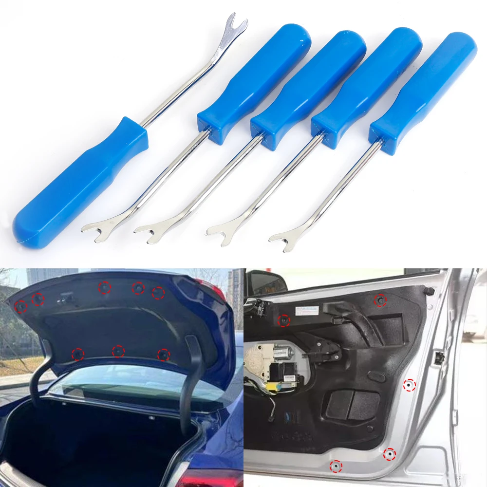 Car Door Clip Panel Trim Removal Tool Kit Navigation Blade Remove Auto Interior Modification Repair Tool Automotive Parts