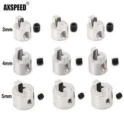 AXSPEED 2/5/10PCS Rc Model Boat Drive Dog Shaft Crutch 3mm 4mm 5mm  for Rc Boat Drive Shaft Accessories