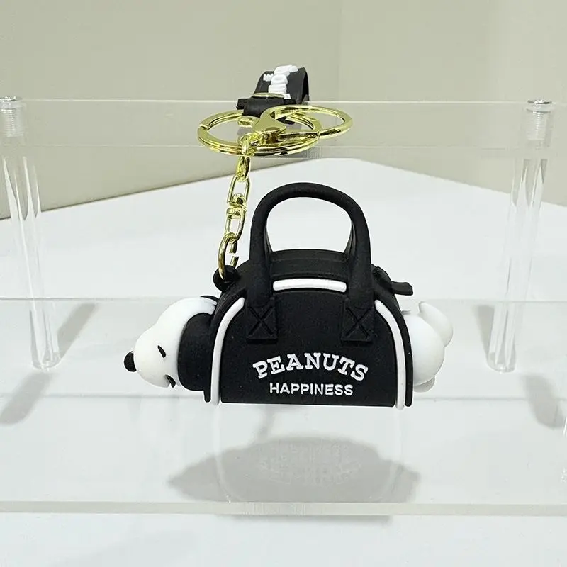 Snoopy Keychain Kawaii Car Keychain Girl Backpack Cartoon Decoration Student Backpack Pendant Friend Gift