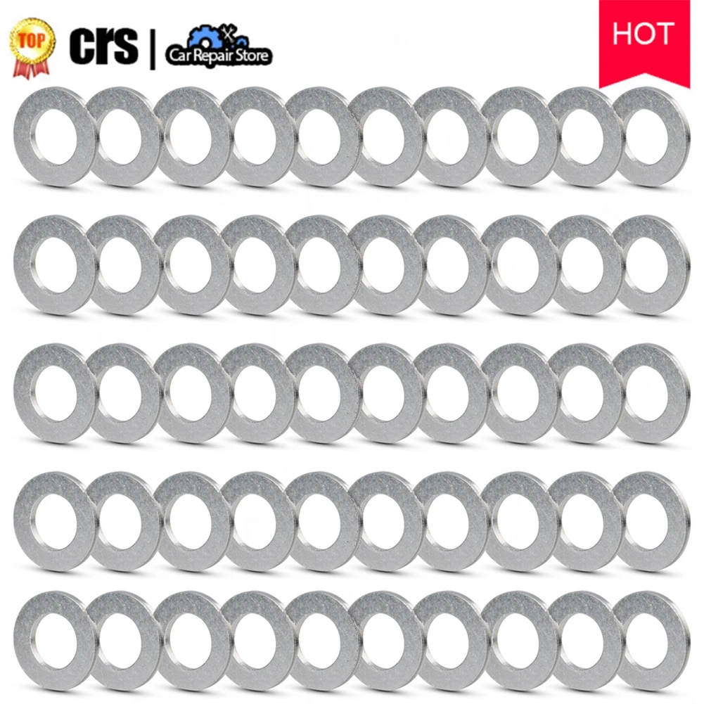 50PCS OEM # 94109-12000 Oil Drain Plug Crush Washer Gasket 12mm For Honda For Civic repair