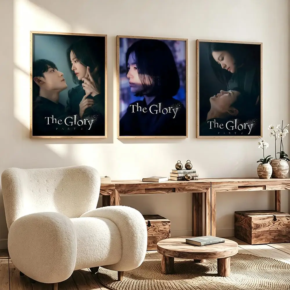 series The Glory Poster Poster HD Waterproof Self Adhesive Wall Art Print Decor for Bedroom Living Room Gift