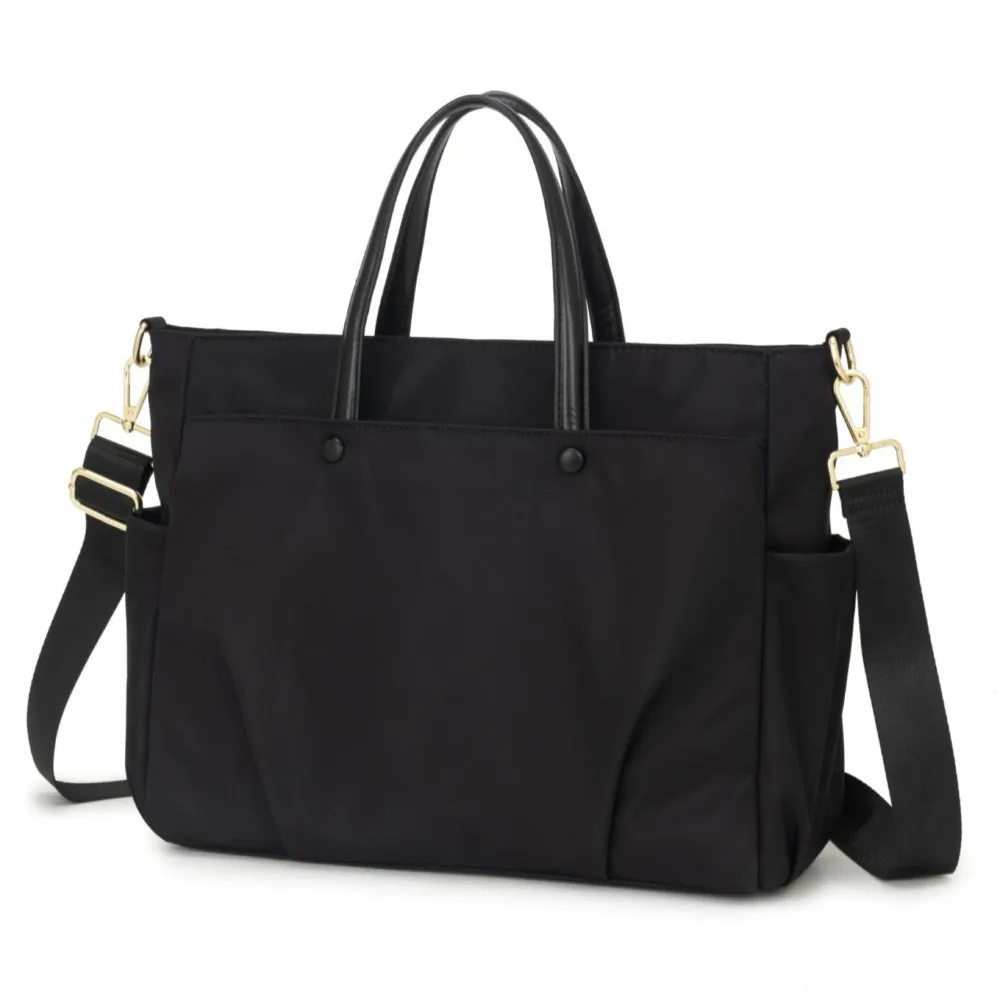 

Shoulder Strap Portable Laptop Bags 15/16inch Side Pocket Laptop Handbag Solid Color with Handle Notebook Sleeve Bag Office Use