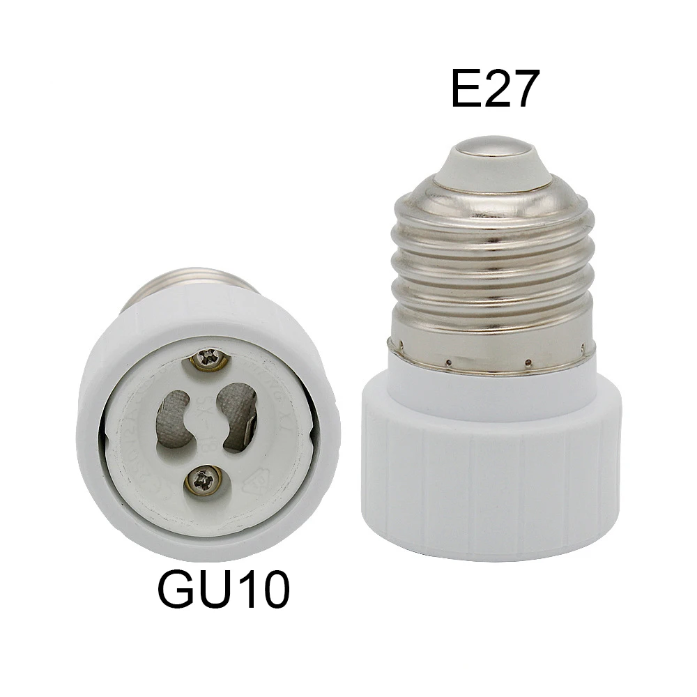 رأس تحويل حامل المصباح ، حامل مصباح التحويل ، شهادة CE ، أبيض ، E27 إلى GU10 #1
