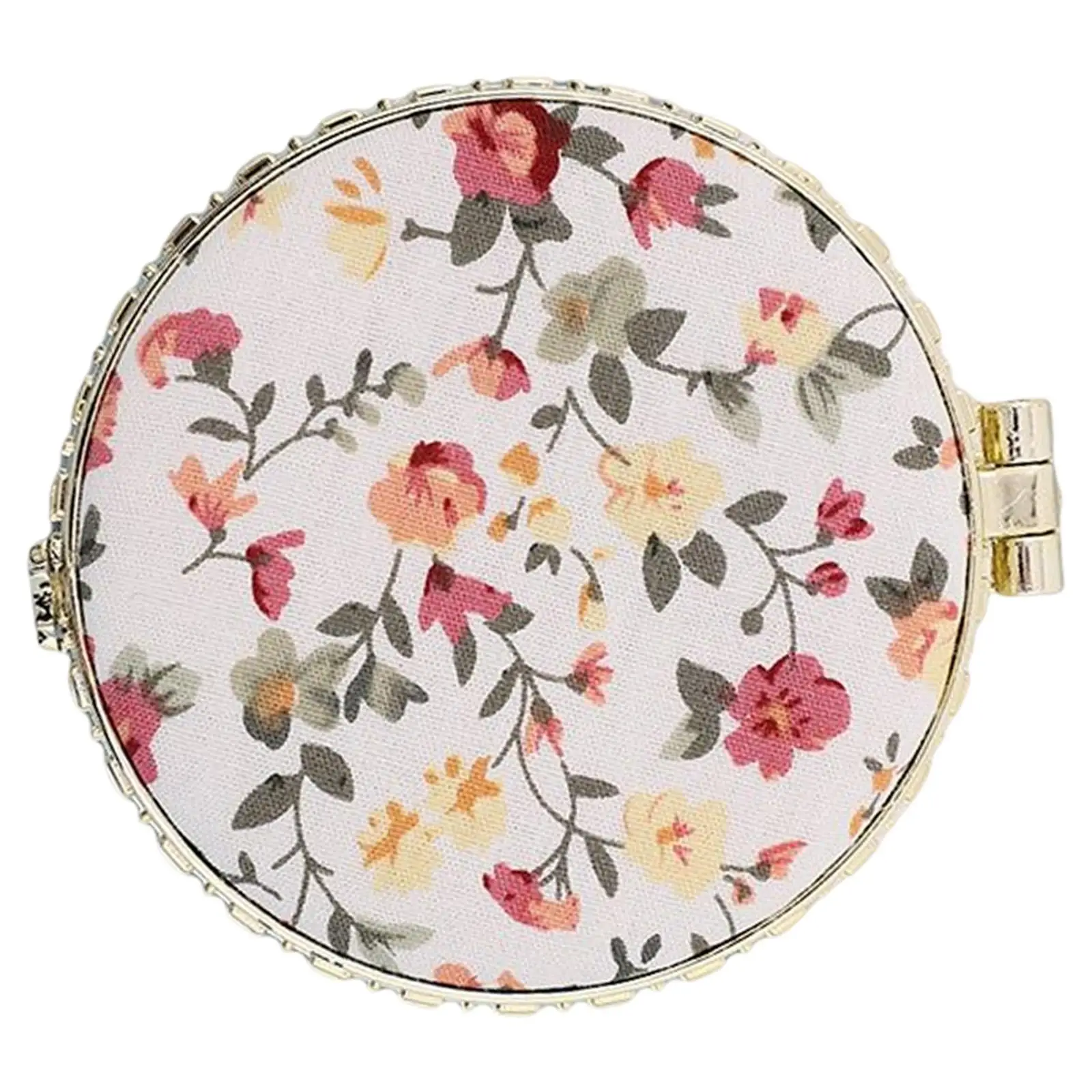 Compact Makeup Mirror Folding Mirror 2 Sided Floral Printed Foldable Pocket Handbag Mirror Beauty Mirror for Purse Travel Office