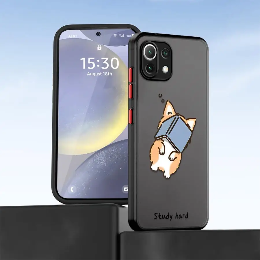 غطاء خلفي للهاتف لهاتف Xiaomi Mi 13 11 Lite 11T 12x 12T 10T 14 13 Pro كلب هريرة لطيف للنوم
