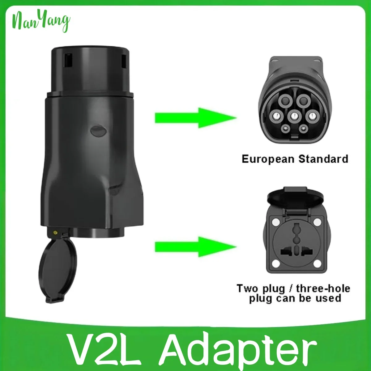 

3KW-5KW Adapter EV DISCHARGING OUTLET EV CHARGER Type2 V2L Adapter For tesla v2l adapter