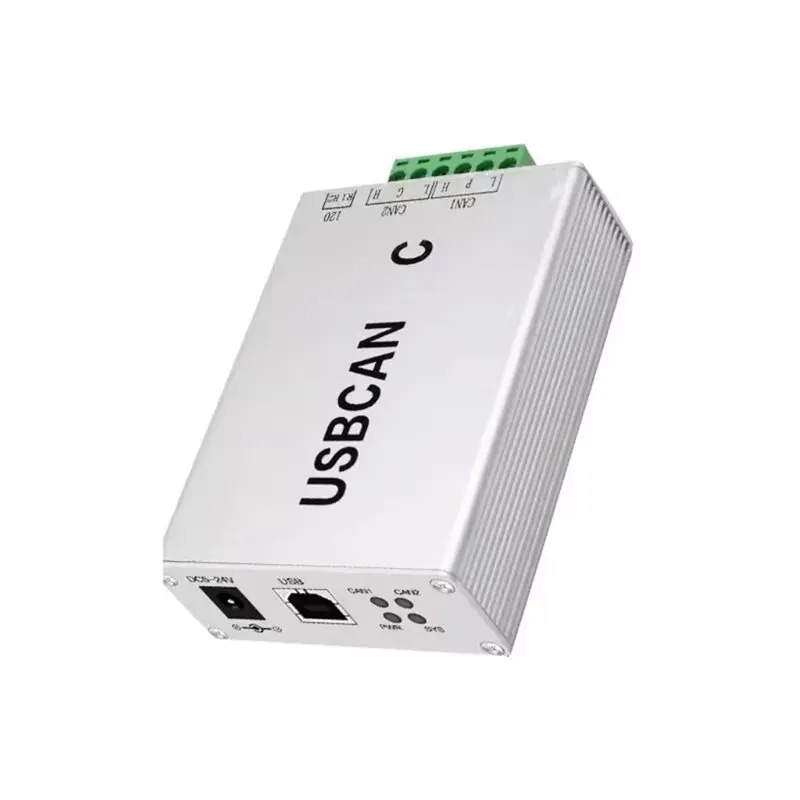 

【Festival】USB-C адаптер для CAN-шины USBCAN-II, анализатор CAN-шины, интерфейсная карта USB CAN, модуль отладки CAN для электромобилей