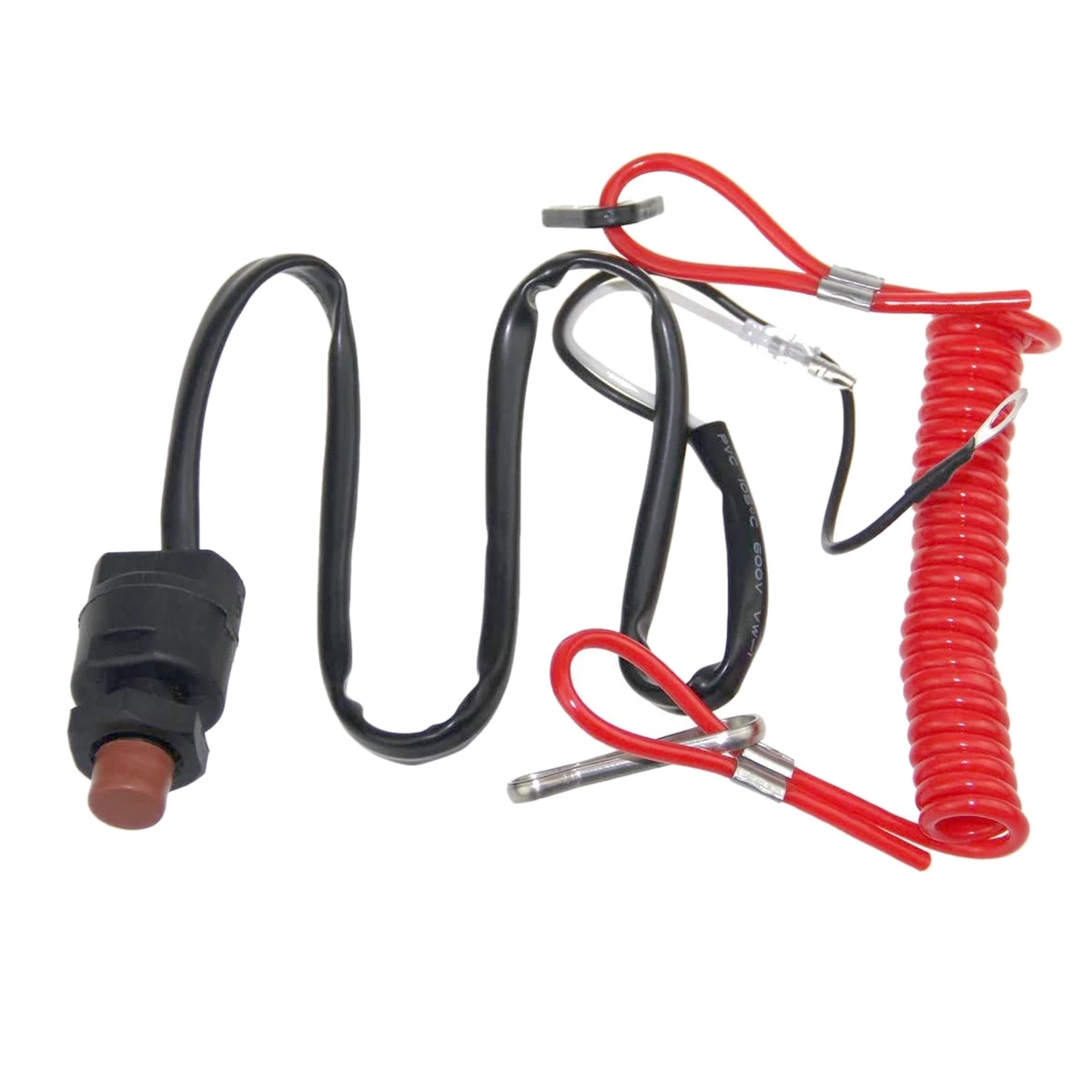 Outboard Cut Off Switch, for Yamaha Tohatsu Tether Emergency Kill Stop Switch Safety Tether Lanyard Protect