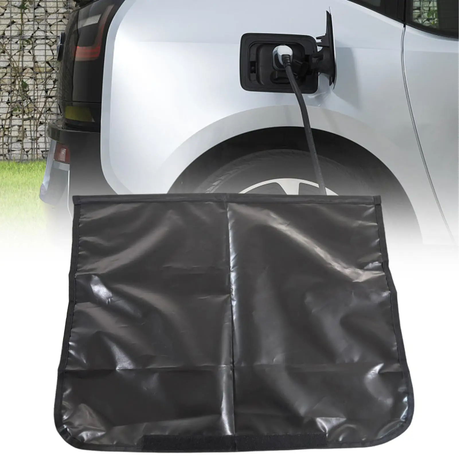 Outdoor EV Charger Cover Waterproof Charging Port Cover Rain Plug Protection For All-Weather UV Winter Snow Vehicle Station