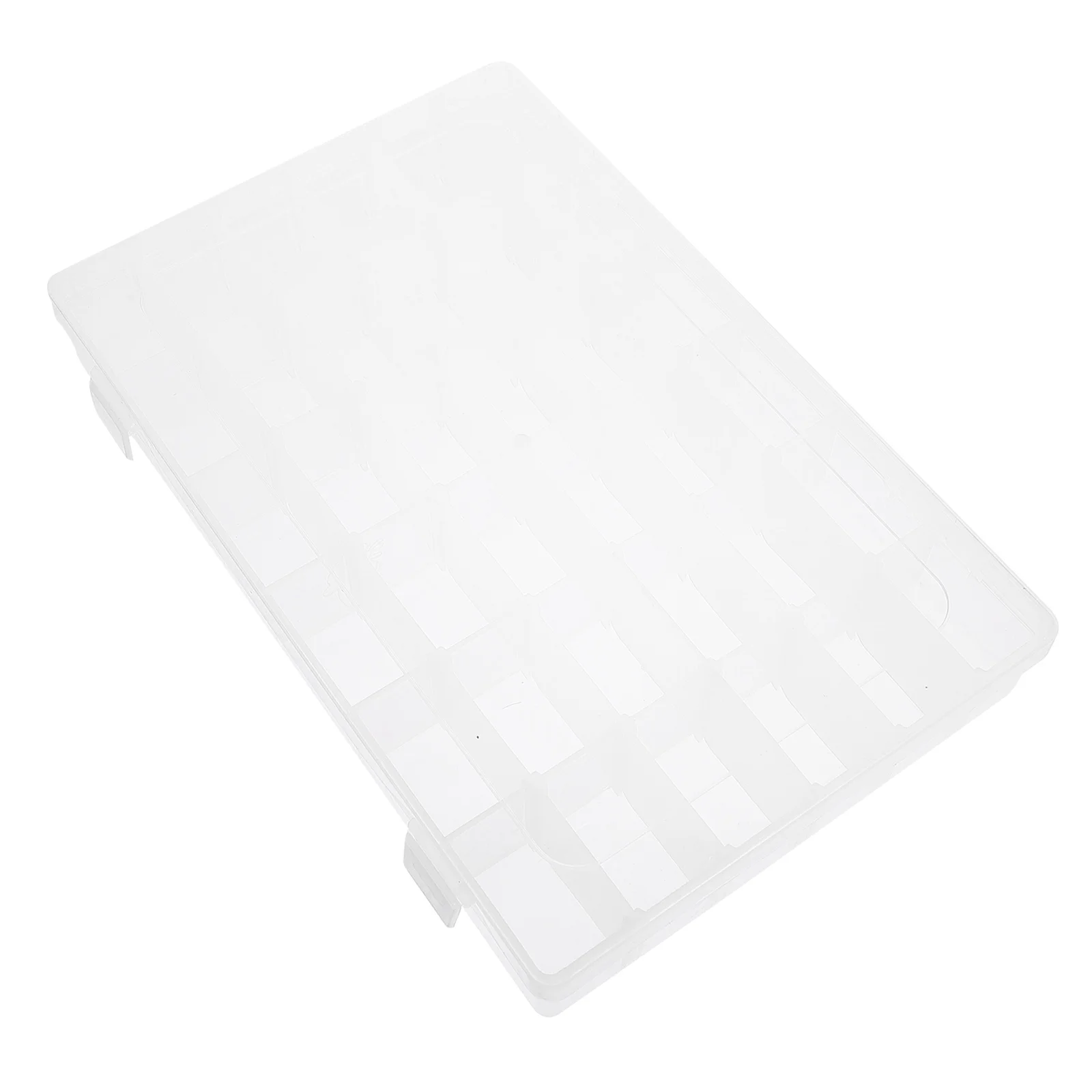 

36 Grids Plastic Storage Box Transparent Lid Removable Dividers Household Letters Organizer Felt Letter Box Home Supply