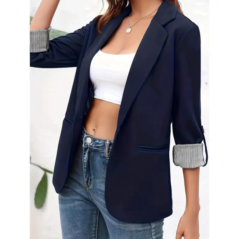 

Elegant Lapel Fashionable Outerwear Women's Suiting Spring 2026 High-Quality Ladies' Stylish Personality