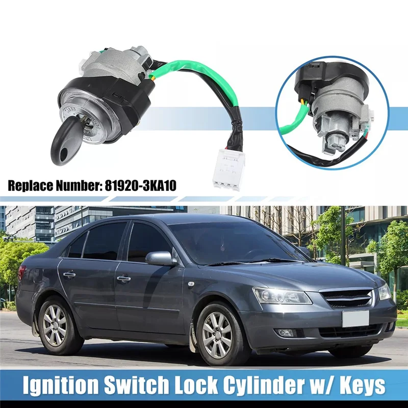 

Piece Of 1 Ignition Lock Cylinder Fit For Hyundai Sonata 05-07 No.819203KA10 819053K060-X67A