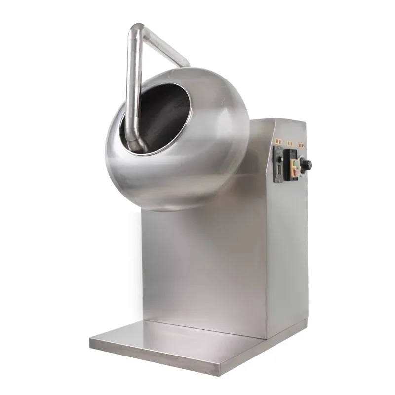 Máquina automática de recubrimiento de azúcar, máquina pulidora de pastillas de castañas y agua, máquina de recubrimiento de maní para recubrimiento de semillas de tabaco y tabletas