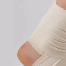 1 rouleau de bandage de Compression élastique, 7.5cm X 4.5m, avec crochets, bande de soutien pour Sport athlétique, pour cheville, poignet, bras, jambes, premiers secours