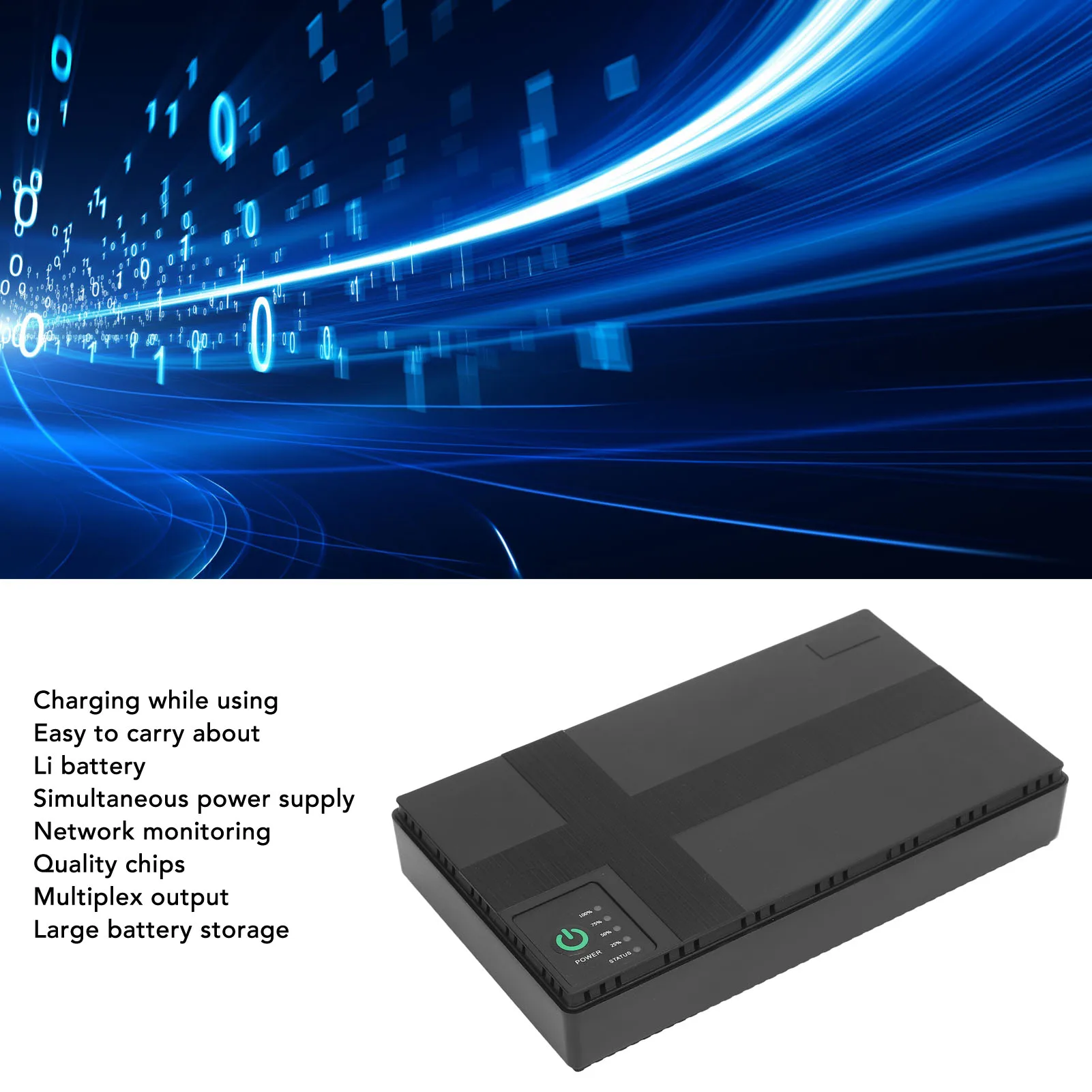 بطارية احتياطية UPS بطارية احتياطية UPS UPS بطارية احتياطية 20000mah مصدر طاقة غير منقطع لمشغلات كاميرا جهاز التوجيه MP3 MP4