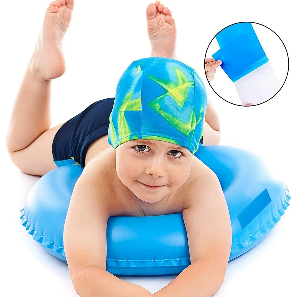 A20F-20Pack Self-Adhesive PVC Repair Patches, Vinyl Pool Liner Patch Boat Repair Rubbers For Inflatable Boat Raft Kayak Canoe