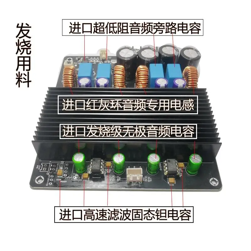 600WX2 ثنائي النواة TPA3255 حمى فائقة الطاقة 2.0 قناة مكبر للصوت المجلس