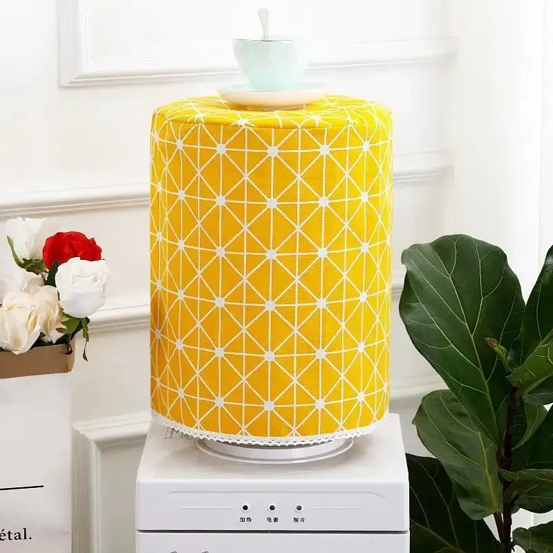 

Льняная крышка диспенсера для воды, рукав ведра, пылезащитный чехол, чехол для бочки, домашний пылезащитный верхний отверстие, многоразовый съемный пылезащитный чехол, новый