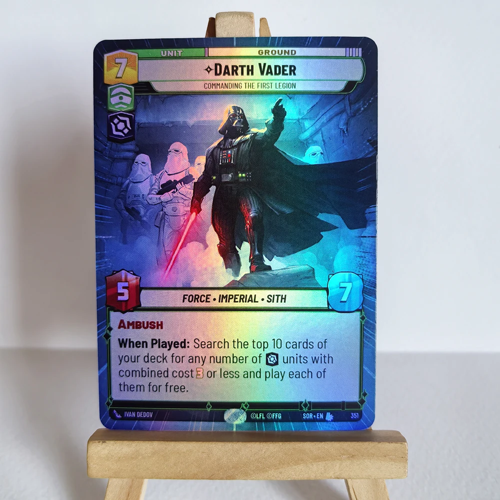 Custom Proxy FOIL Cards for Fun Games Force Lightning Fett Firespray Cunning Superlaser Blast Millennium Falcon BobaFett Avenger