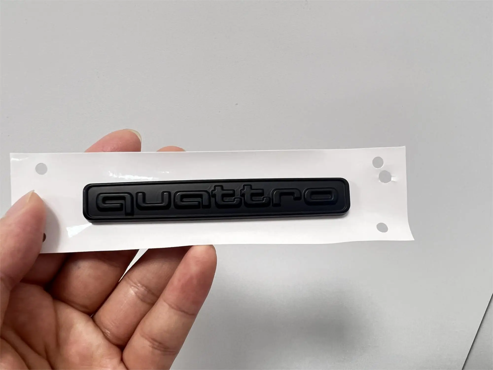 Logo 3D ABS Audi Sport Emblemat Naklejka Samochodowa Błotnik Klapa Bagażnika Odznaka Audi A3 A6 Q8 Q2 Q3 Q5 Q7 A4 Akcesoria Audi Sport