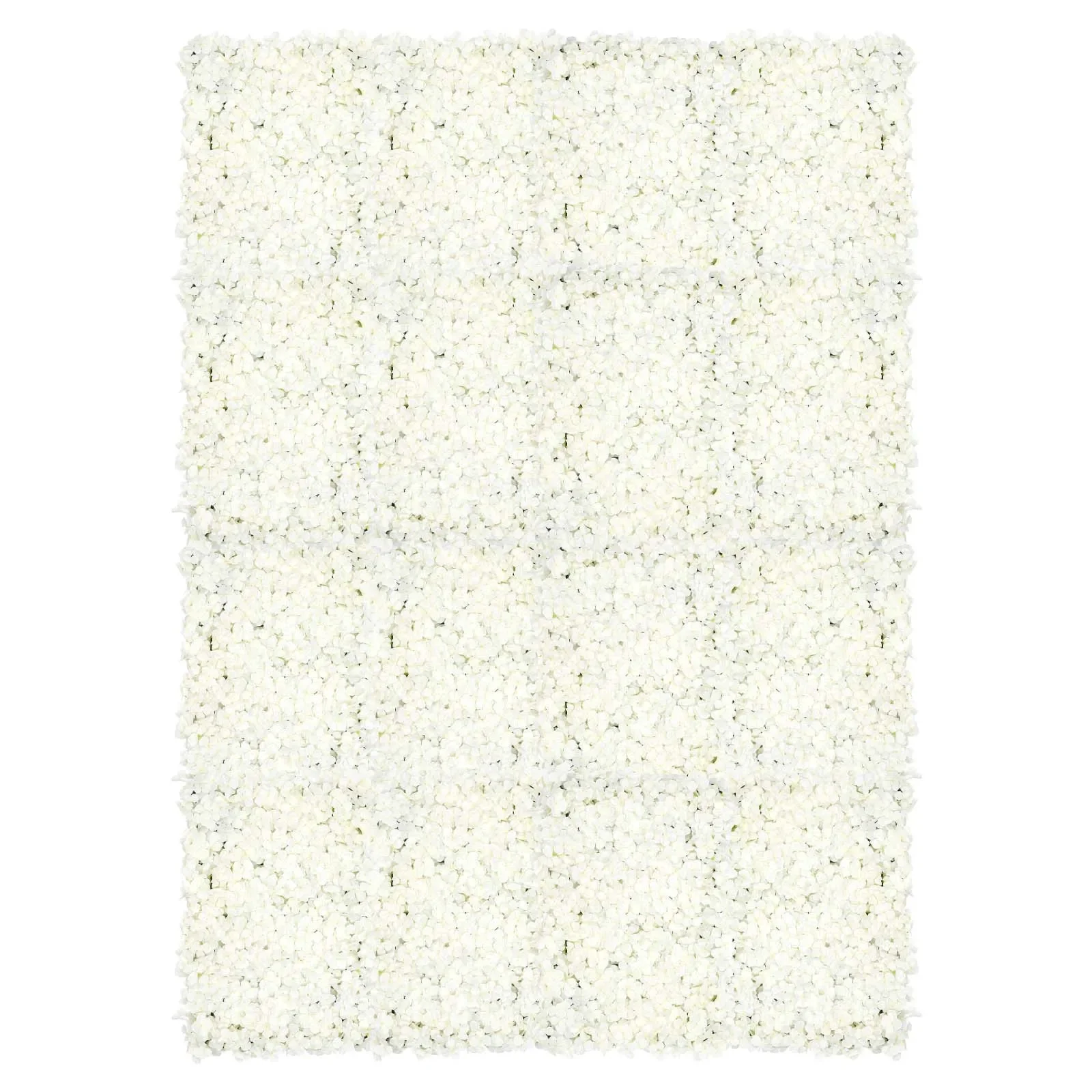 

Simulated Flower Wall Decor,Silk Flowers w/ Reinforced Heads,Rectangular Panels,for Weddings and Photography,Set of 20