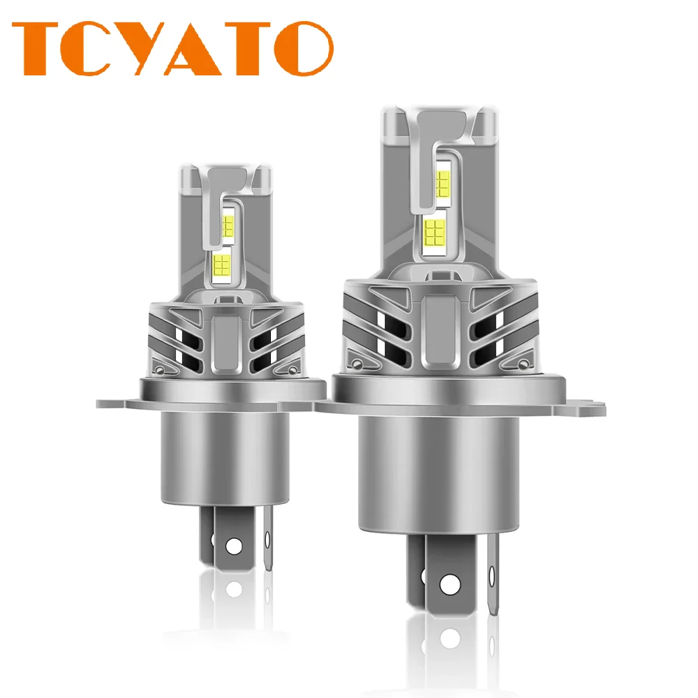

TCYATO Car headlights H7H11H4LED front fog lights are modified into mini integrated through-hole headlights
