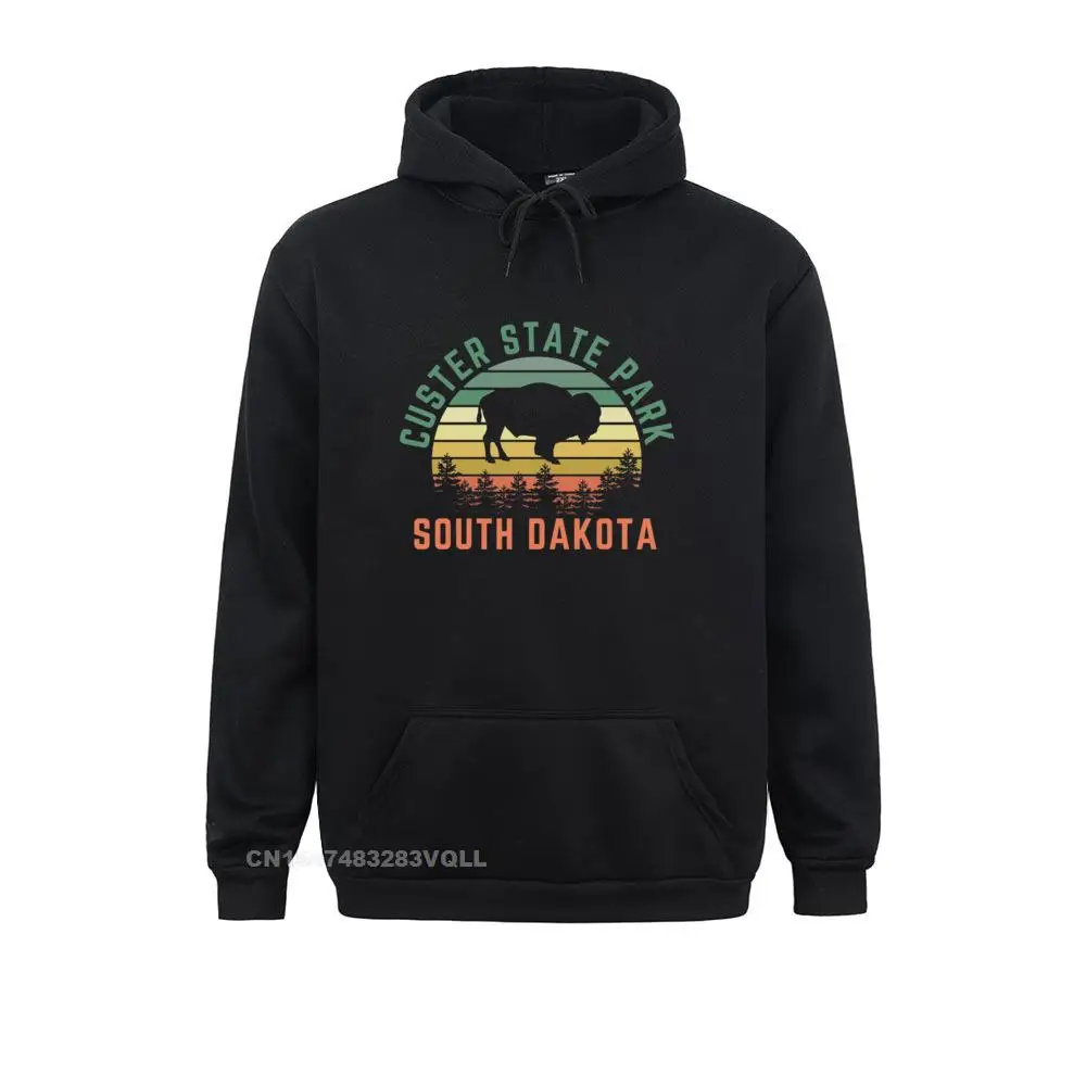 Hoodies Custer State Park South Dakota Clothes Autumn Slim Fit Outdoor Long Sleeve Men's Sweatshirts Street