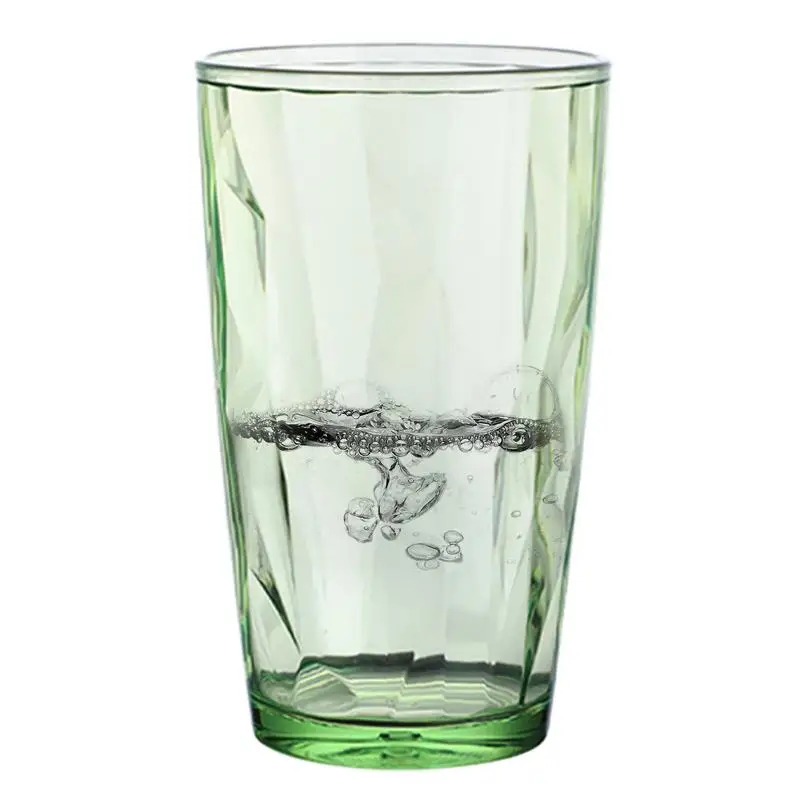 Clear Double Wall Tumbler Tumbler Beverage Cup Stackable All-Clear Reusable Shatter-Proof Double-Wall Drinking Glasses