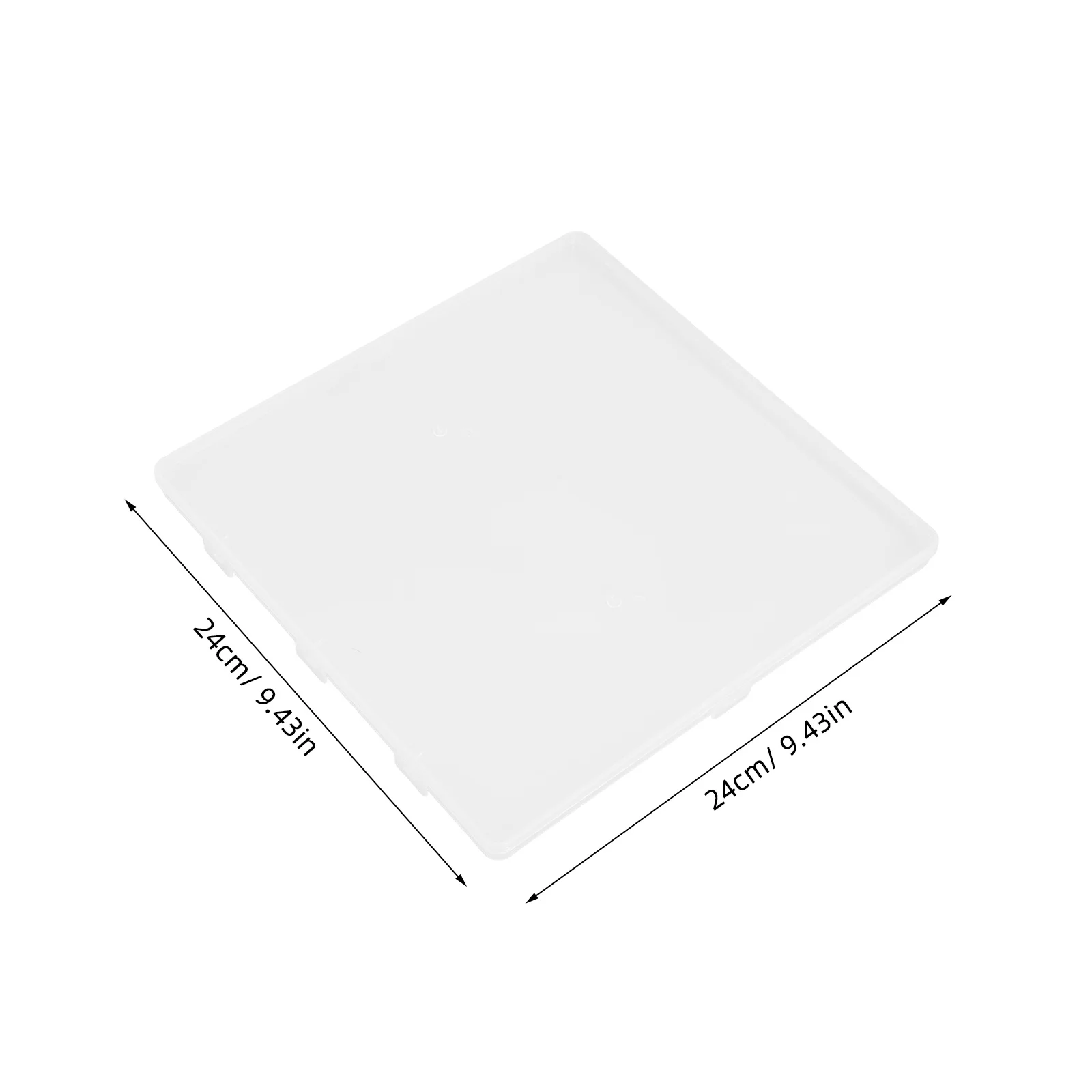 2Pcs Card Organizer Photo Storage Container Buckle Design Waterproof Document Box for Small Items Organization