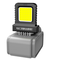 Power Tool Accessories LED Work Light for Makita for Milwaukee for Dewalt for Bosch for Dayi Lomvum Zhipu 18V-21V Li-ion Battery