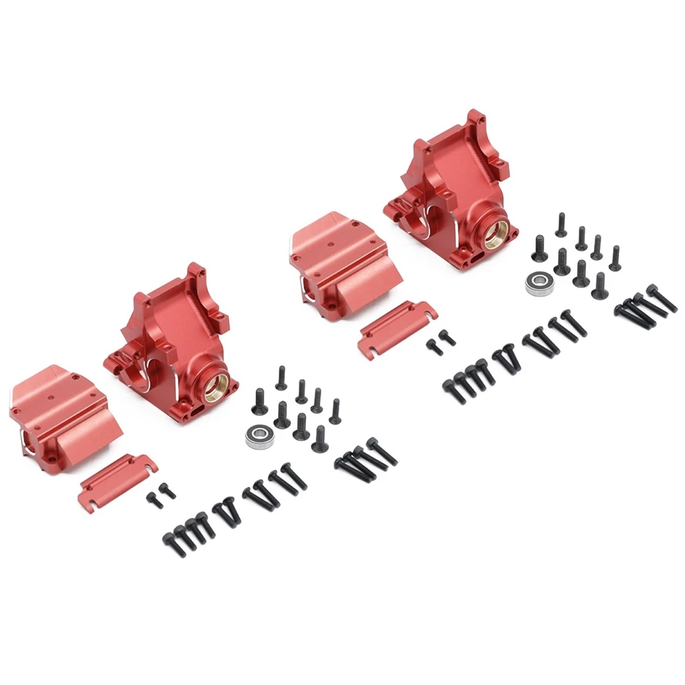 GOOD~2 Set Metal Front & Rear Gearbox Case Set for Arrma 1/8 Kraton Outcast Notorious Typhon Talion 1/7 Infraction RC Car,1
